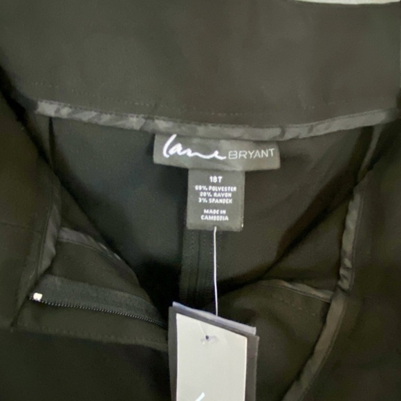 Lane Bryant Pants NEW Womens 18T Black Classic Trousers Tailored Stretch Pockets - Picture 7 of 14